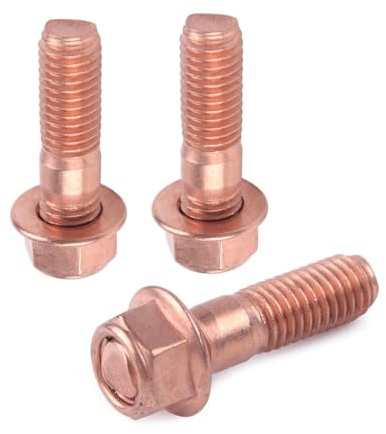Radmuttern,Radbolzen Turbo-Stehbolzenschrauben-Flanschmuttern-Kit aus legiertem Stahl M10 x 1,5, passend Passend für T3 T4 T5 T6 Turbolader-Zubehör