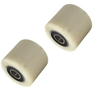 Lot de 2 roues de rechange pour transpalette de 70 x 70 mm, roulettes de guidage CNC pour chariot élévateur, rouleaux robustes pour une maniabilité fluide