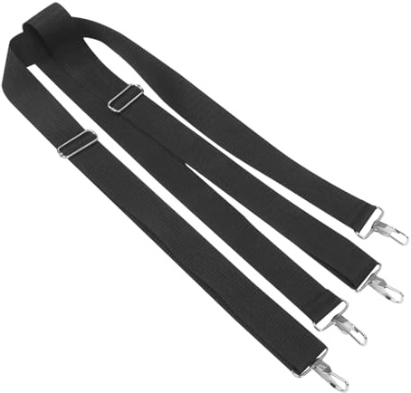 Verstellbarer Trommelgurt für Marschtrommeln, Schwarz, Nylon | Snare Drum, Parade und Performance, als Ersatz für Alten Riemen, mit Schultergurt