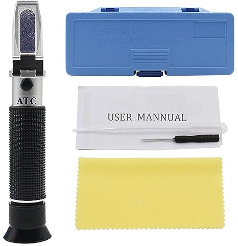 Handheld Salzgehalt Refraktometer für Aquarium 0 bis Salinometer Tragbares Meerwasser Salz Konzentration Tester Meter Tragbares Meerwasser Salz Konzentration Tester