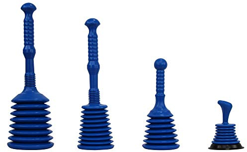 1PLUS Turbo Pömpel Saugglocke Rohrreiniger Abflussreiniger Pümpel Rohrfrei Stampfer aus Kunststoff (S)