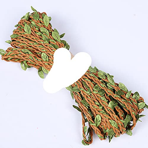 WEDSA 5 Meter Blattseil Natürliche Hessische Jute Schnur Seil Sackleinen Hanf für Handgemachte DIY Handwerk Vintage Home Hochzeit Dekor-Braun