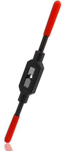 Mesee Gewinde Schneider Bohrer Werkzeug Set, M4-M12 Metrische Gewindebohrer Halter Reibschlüssel, Verstellbares Stahl Windeisen, Gewinde Schneider Bohrer Werkzeug Set für Feingewinde