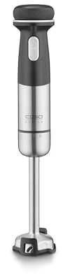 CASO Click & Mash - Miscelatore a immersione wireless 4 in 1, funziona a batteria, utilizzabile come purea, tritatutto, frusta, montalatte per emulsionare, velocità da 6.000 a 13.000 rpm