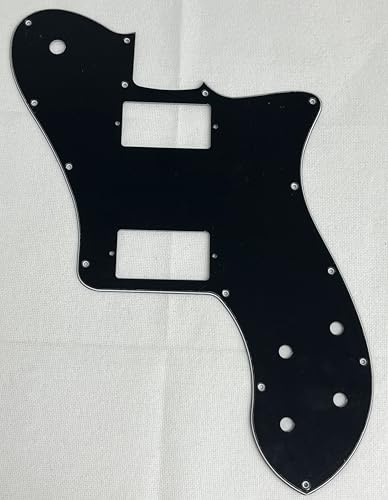 Für Fender US '72 Telecaster Standard Humbucker Gitarren-Schlagbrett (3-lagig, schwarz)