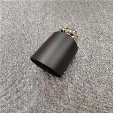 Endrohrblenden 1 Stück Auto Schalldämpfer Spitze System Rohr Universal Auspuffspitze Für VW Für GTI Für MK7 Für Golf 7 Auspuffdüse Auspuff Endrohr(70MM IN 114MM OUT)