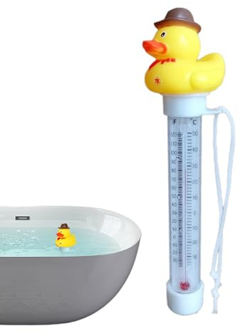 Schwimmende Pooltemperaturmesser Von Duck, Wassertemperatur-Thermometer, Niedliche Enten-Design-Thermometer Für Die Wassertemperatur, Digitale Poolthermometer, Schwimmende Poolthermometer Für Eisbäder