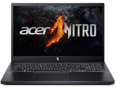 acer Nitro V Gaming Laptop, 15.6 FHD 144Hz IPS Display, AMD Ryzen 5 7537HS Hexa-Core, 16GB DDR5 RAM, 2TB SSD, NVIDIA GeForce RTX 4050, WiFi 6, US English Backlit Keyboard, Windows 11 Home