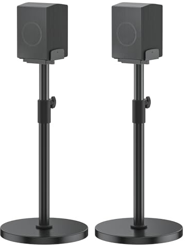 Coppia di supporti per altoparlanti posteriori Samsung HW, per Q995H/Q995GD/Q995GF/Q930F/Q990D/Q990F, altezza regolabile da 29 a 37,5 pollici, morsetto Dual Side Fit da 5 a 11 pollici, altoparlante