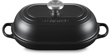 Le Creuset Enameled Cast Iron Signature Oval Bread Oven, 11.5 inch, Licorice
