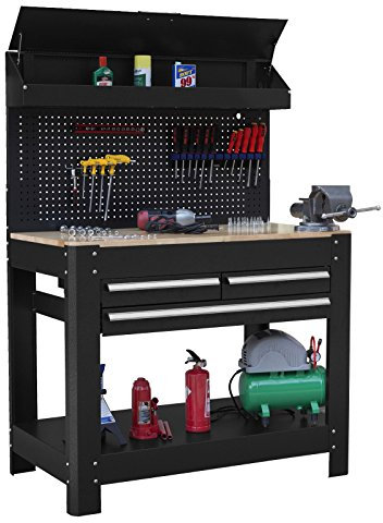 Dirty Pro Tools™ 45 Professional Heavy Duty Workbench with Ball Bearing Slides Draws