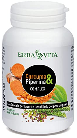 Erba Vita Curcuma e Piperina Complex