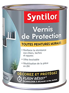 Syntilor - Vernis De Protection Toutes Peintures Murales Incolore Nacré 1L
