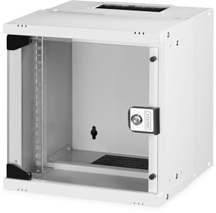 DIGITUS armadio di rete 10 - 6 U - montaggio a parete - non montato - HxLxP 324x316x298mm - capacità di carico 30kg - profondità utile 254mm - classe di protezione IP20 - serie SOHO Pro - grigio