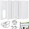 IXYHKB Klimaanlage Fensterabdichtung Kit, 4 Stück Fensterabdichtung für Mobile Klimageräte, Platte Klimaanlage Windschutz, Einstellbare Fenstergleit Kit für Mobilen Klimaanlagen Erweiterung