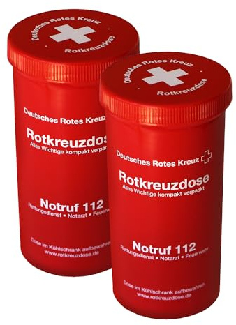 Caja de cruz roja para emergencias – Set de 2 unidades