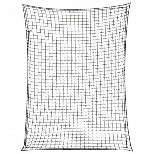 vidaXL Filet pour remorque avec Corde élastique Noir 4x3 m PP