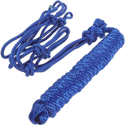 Happyyami Schnauze Gestell Zaum Pferdehalsseil Vorderzeug Für Westernpferde Ausbildung Pferdekostüm Kette Griff Block Sattel Ziegenhalfter Strickhalfter Reiter Kalb Stall Schnell Polyester
