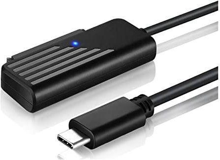 ROBAUN Cavo SATA a USB 3.0 compatibile con disco rigido esterno HDD SSD da 2,5 pollici Trasferimento dati fino a 6 Gbps Cavo USB 3.0 a Sata III Cordad Apter(Sata to type-c)
