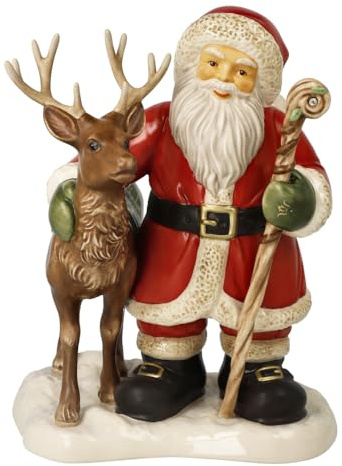 Goebel Figur Santa und der König des Waldes Weihnachten