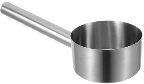 LIGIGWASH Louche Acier Inoxydable Avec Manche Cuillère De Cuisine Pour Arroser Plantes Et Légumes Outil Polyvalent Pour Jardin Et Maison