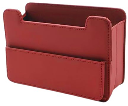 Organiseur de porte de voiture – Poubelle pliable de grande capacité | Cuir 270 g | Support multi-poches pour clés, téléphones, bouteilles, camions, SUV et camping-cars