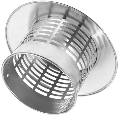 ARTSEWPLY Tapa de Chimenea para Ventilación de Techo 110 MM Cubierta de Acero Inoxidable 304 Resistente Lluvia para Conductos y Sistemas de Escape Exterior