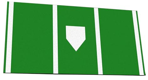 CAZSTYK Transportable Baseball Baseball Pitcher's Mat 90x140cm for Training Highlighting Permanent Not Slip Face and Professional Arrangement Indoor Batting