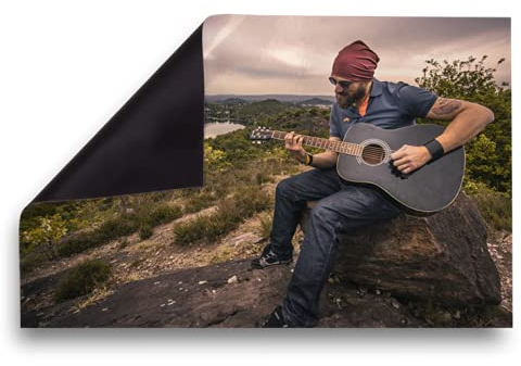 Personalisierbare Fotomagnete mit eigenen Bildern und Texten selbst gestalten - 3 Stück, 11 x 7 cm - 3 Magnetschilder für Kühlschrank oder Tafel