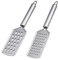 2Pcs Cheese Grater Handheld Kitchen Graters Cheese Slicers Handheld Mini Cheese Grater for Vegetables Fruits Chocolate,Potato,Ginger and Garlic Carrot Shredder Lemon Zester