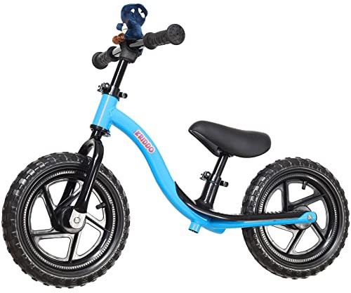 KRIDDO Kinder Laufrad ab 2 Jahre, Lauflernrad ab 18 Monaten bis 5 Jahren, interaktives Balance-Fahrrad mit Fußstütze und Lenker, Geschenk für Jungen und Mädchen zum Geburtstag, Baby Spielzeug | 2 Jahre