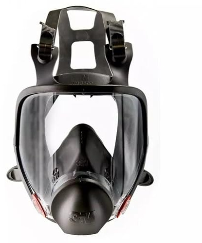 Apistore Maschera per gas e vapori a pieno facciale riutilizzabile (Senza Filtri)