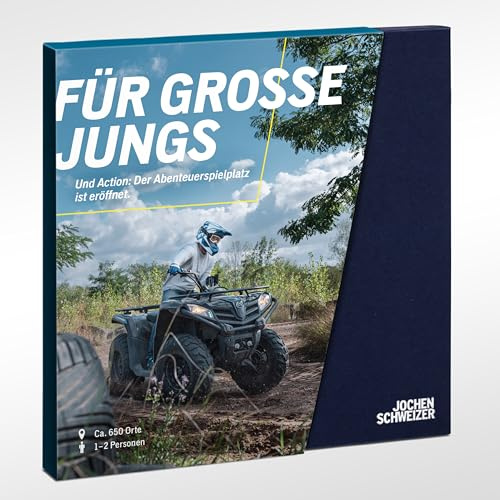 JOCHEN SCHWEIZER Geschenkbox für Männer | Erlebnis-Geschenk für 1-2 Personen, freie Erlebnis-Auswahl