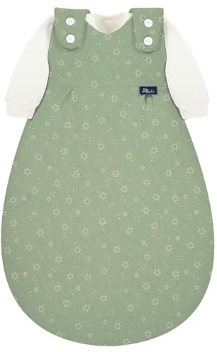 Alvi Baby-Mäxchen Original (3-teilig) | Außensack + 2 Innensäcke | mitwachsender, atmungsaktiver Babyschlafsack | birnenförmig für Strampelfreiheit | 100% Baumwolle | für Sommer & Winter