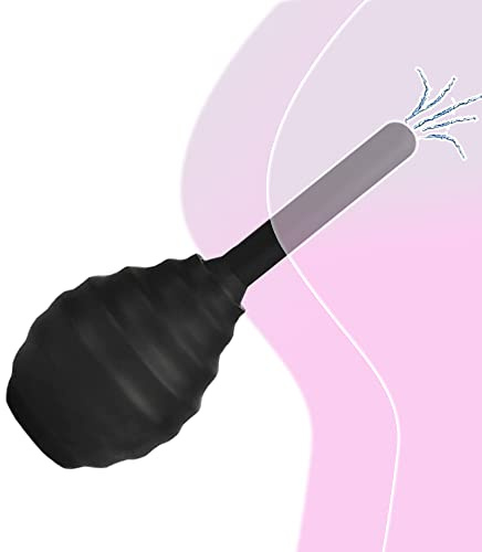 NAIXBTY Silikon Analdusche und Vaginaldusche Analspülung Einlauf Klistier, Intimdusche geeignet für anal und vaignal Darmspülung mit hochwertiger & angenehmer Silikon Düse, Vaginal Dusche