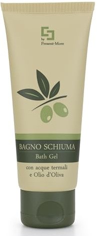 PRESENT-MORE - Bagno Schiuma 100ml Beauty Oil - 30 Pezzi | Bagnoschiuma Senza Allergeni - Fragranza Tahitian - Made in Italy - Ideale per Hotel e B&B