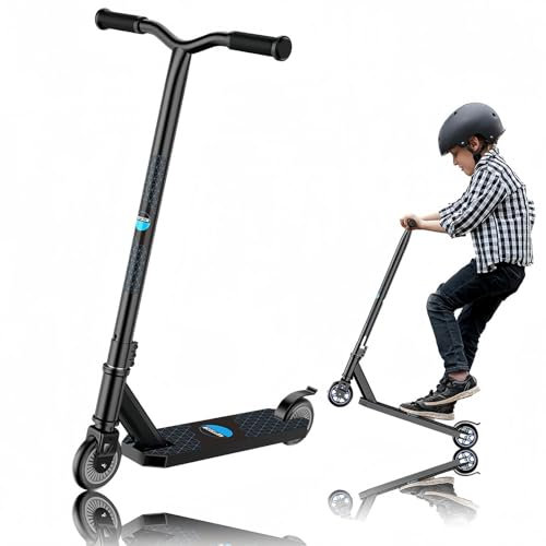 Scooter Kick Scooter 360° Stunt Scooter mit Kugellager, PU Räder Cityroller für Kinder Erwachsene ab 7 Jahre B