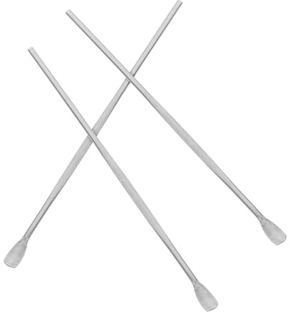 SAFIGLE Attrezzo Per Rimozione Cerume Orecchie in Acciaio Inossidabile 3 Pezzi Set 8 Cm Pulitore Auricolare Portatile Strumento Di Metallo Per Igiene Auricolare Quotidiana
