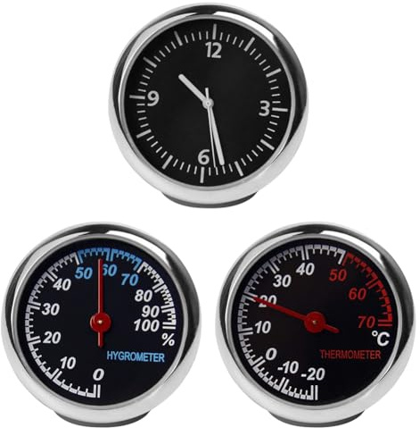 Hygromètre de voiture - Horloge de mesure analogique, moniteur environnemental portable, mécanisme de lecture précis, boîtier, équipement de mesure de l'humidité de l'air | Pour voitures