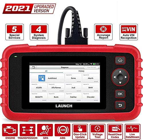 Launch CRP129X V2.0 Valise Diagnostic Auto, Diagnostic Voiture Multimarque,12 Service,ABS SRS Transmission Moteur Outil de Scan Autovin FCA Autoauth