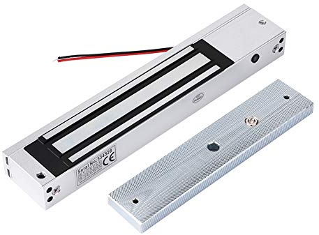 Magnetschloss Elektrische,280kg 600 LBs Holding Kraft Elektro Magnetschloss für Tür- Zutrittskontrollsystem Elektromagnet Ausfallsichere Access Control System Hostcontroller Halten von Force Lock