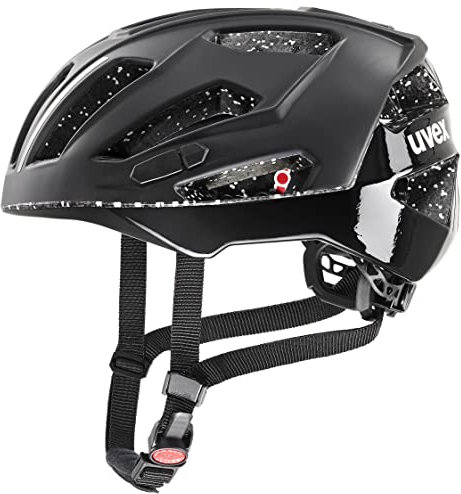 uvex gravel x - sicherer Performance-Helm für Damen und Herren - individuelle Größenanpassung - optimierte Belüftung - black skyfall matt - 52-57 cm