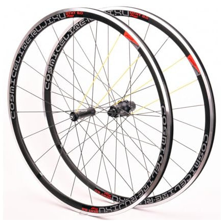 MirOdo 700C Rennrad-Laufradsatz Ultraleichte Alu-Legierung Vorder- Und Hinterradsätze Felgenhöhe 30mm Vorne 2 Hinten 4 Lagernaben Schnellspanner-Laufradsatz Für 8/9/10/11 Geschwindigkeit