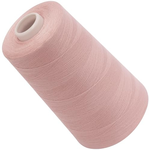AERZETIX - C72603 sytrådspole 120 (40/2) 4 000 m - polyester puderrosa - skräddarsy sy rep rep sömnad kläder lädervaror