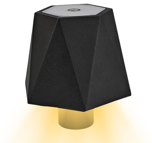 Zankie Lampada Da Tavolo A LED Per Bottiglia Di Vino, Lampada Senza Fili Dimmerabile Con Luce A 3 Colori, Ricaricabile USB Da 2000 MAh