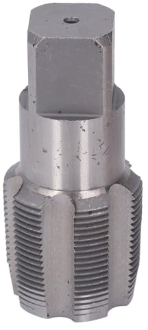 Fafeicy 1-1/2 Zoll NPT-Rohrhahn aus Schnellarbeitsstahl, Rohrgewinde-Gewindebohrer-Gewindereparaturwerkzeug für Klempnermaschinen, Präzise Klempnerarbeiten mit Aufbewahrungsbox