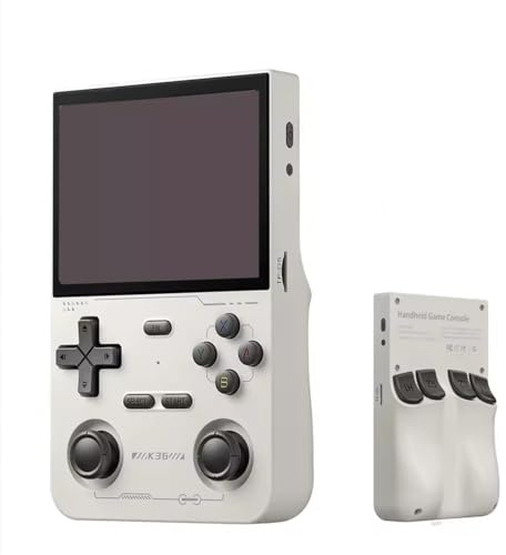 JOYARCH K36 - Consola de Videojuegos de Mano Retro con Pantalla IPS de 3.5 Pulgadas, 640 x 480, 128 GB, Doble Joystick, Mini Reproductor de Video Retro portátil Integrado más de 19000 Juegos