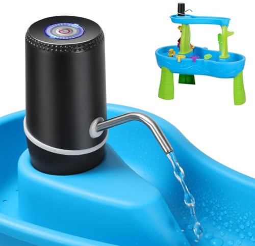 Water Pump Dispenser, Pump for Water Table Kids, Electric Bottle Pumps Adapter USB Charge, Fun Summer Outdoor Activities Game Toys