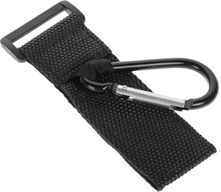 Toyvian Gancio Manubrio Nero in Lega e Pu, Leggero e Multifunzione per Bici e Passeggini, per Appendere Borse e Accessori Durante Spostamenti Vari