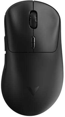 Rapoo VT3 Gen-2 Kabellose Gaming-Maus Ergonomisch, Native 8000Hz, Schwarz | 53g Ultraleicht, PAW3398 26K DPI, Nordic nRF54L15 MCU, 750h Akkulaufzeit, 100M Mechanischer Switch, 10 Programmierbare Tasten